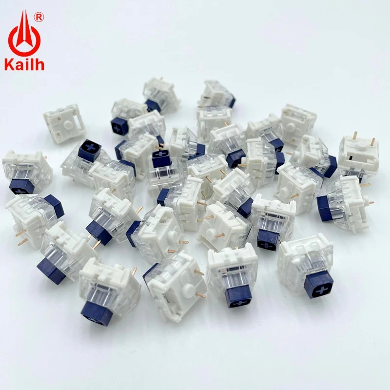 Gaming Keyboard Blue Switches - Kailh interruptor de caja azul marino,