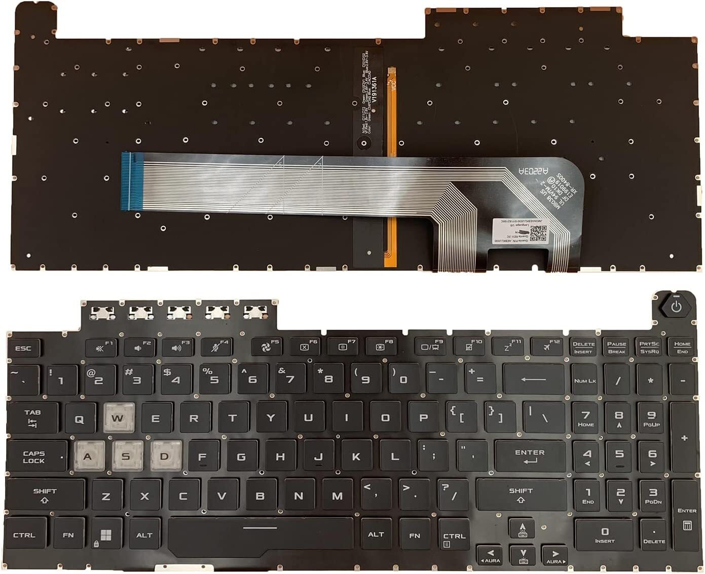Gaming Keyboard Asus - Nuevo teclado para portátil Asus TUF