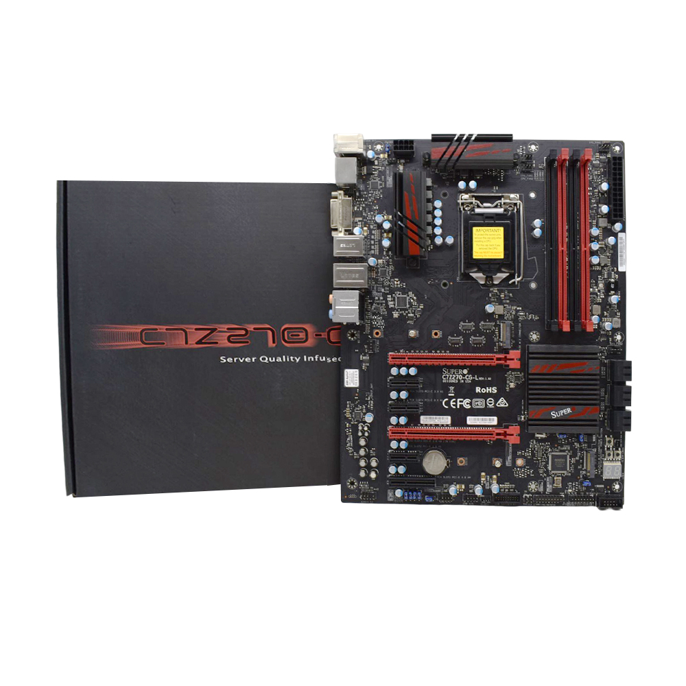 Intel Cpu Core I9 - Tarjeta Madre Supermicro C7Z270-CG-L Z270 LGA