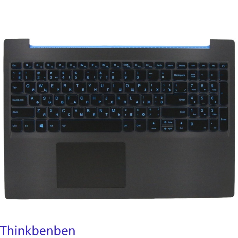 Keyboard Gaming Black - Carcasa superior para teclado ucraniano negro