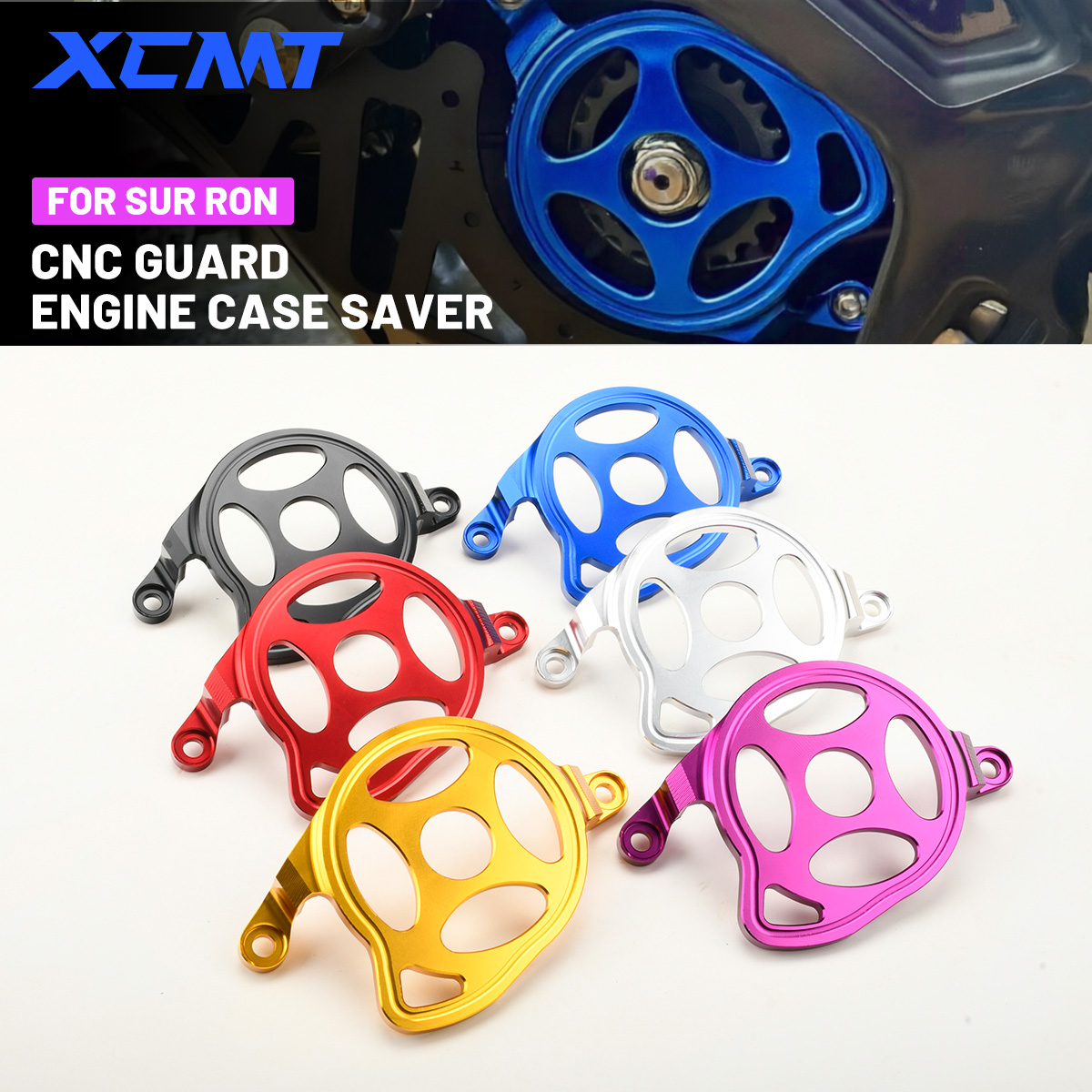 Aluminum Case 65 - Protector de Motor para Motocicleta Eléctrica