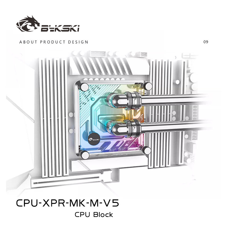 Amd Cpu Ryzen 9 - Bloque de CPU Bykski para INTEL