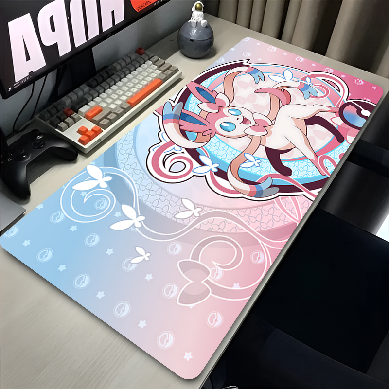 Gaming Keyboard Top - Alfombrilla de ratón grande rosa, bonita,