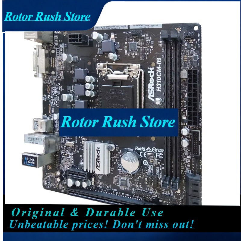 Intel Cpu Core I9 - Tarjeta Madre RoRuSASRock H310CM-HDV Compatible con