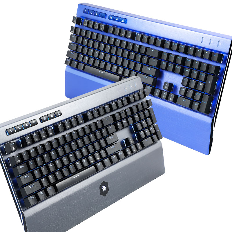 Gaming Keyboard Blue Switches - HEXGEARS GK739 Teclado de diseño intercambiable