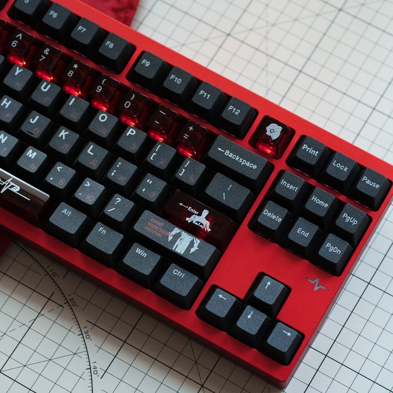 Keyboard Gaming Black - Juego de teclas con tema negro