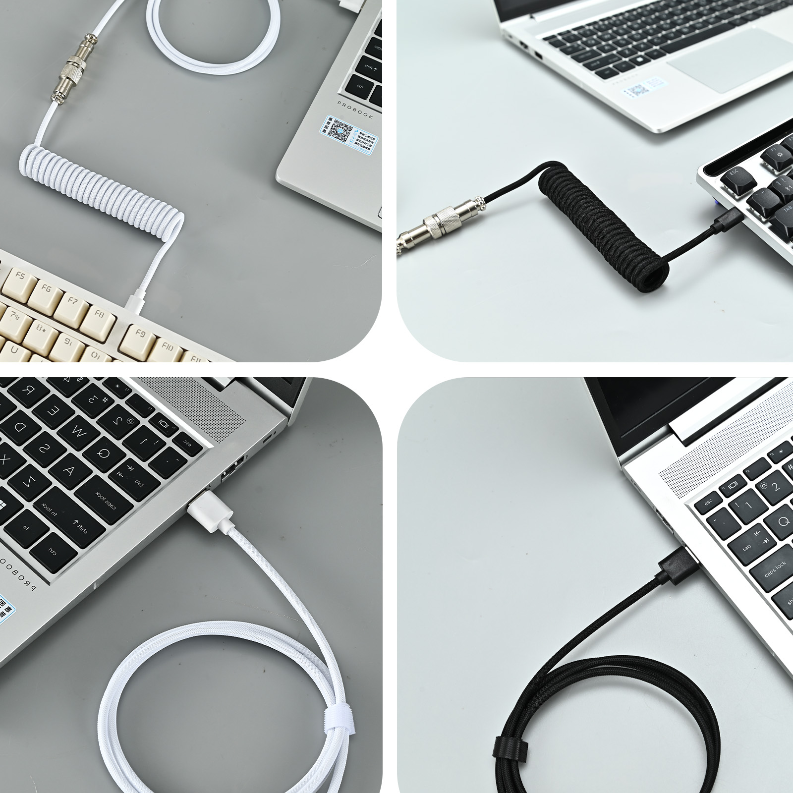Cable en espiral para teclado  - Gaming Keyboard Type C reseña y precio