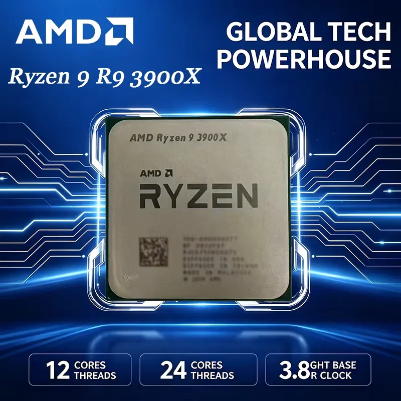 Procesador AMD Ryzen 9 3900X,  - Amd Cpu Ryzen 9 reseña y precio