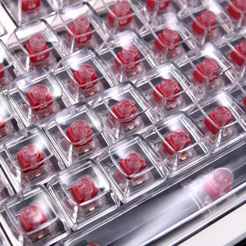 Teclas transparentes de crista - Keyboard Gaming Black reseña y precio