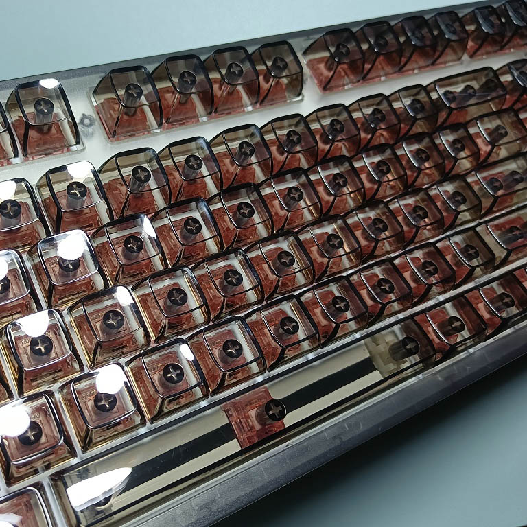 Teclas transparentes de crista - Keyboard Gaming Black reseña y precio