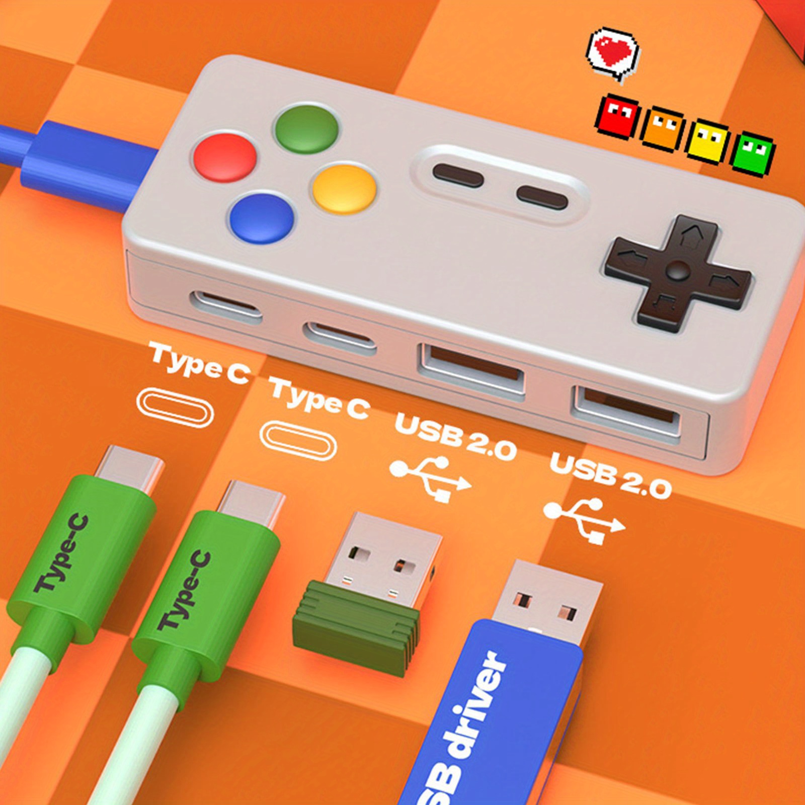 Adaptador de extensión USB C d - Gaming Keyboard Type C reseña y precio