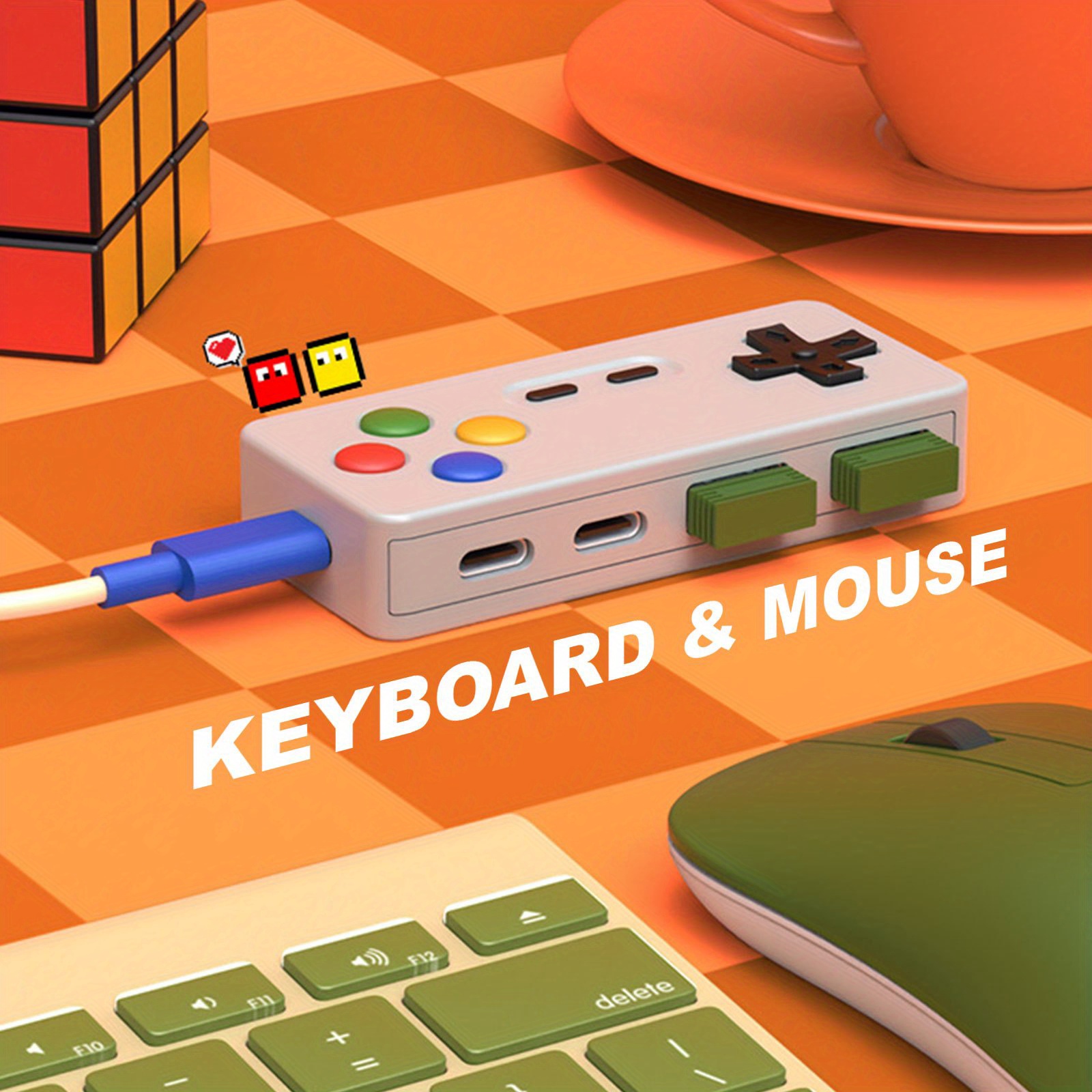 Adaptador de extensión USB C d - Gaming Keyboard Type C reseña y precio