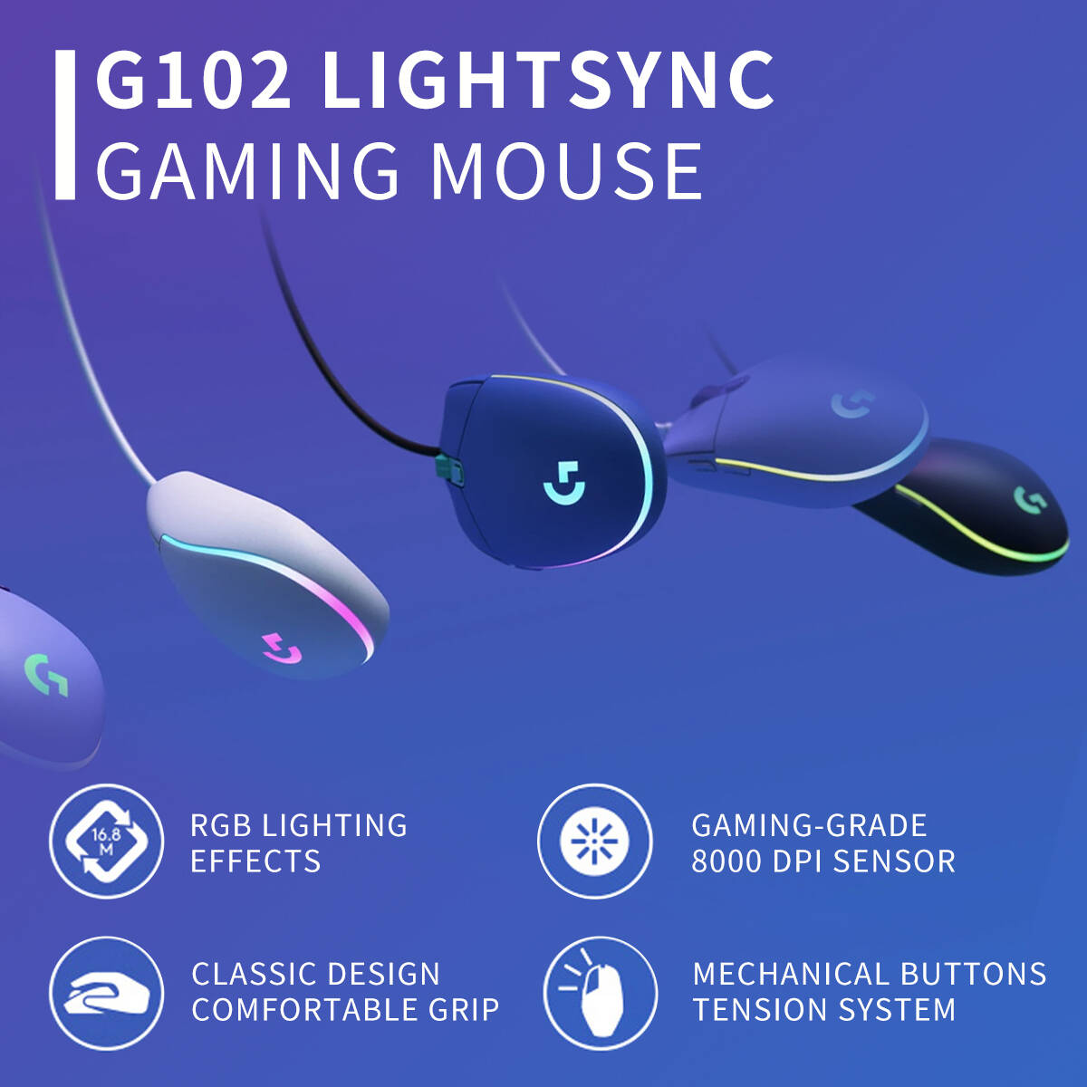 Ratón Logitech G203 Prodigy Or - Logitech Mouse G203 reseña y precio