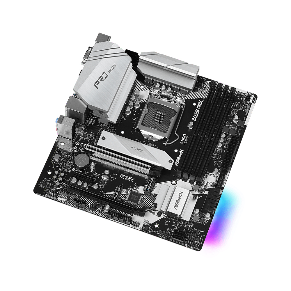 Placa base ASRock B460M PRO4 L - Intel Cpu Core I9 reseña y precio
