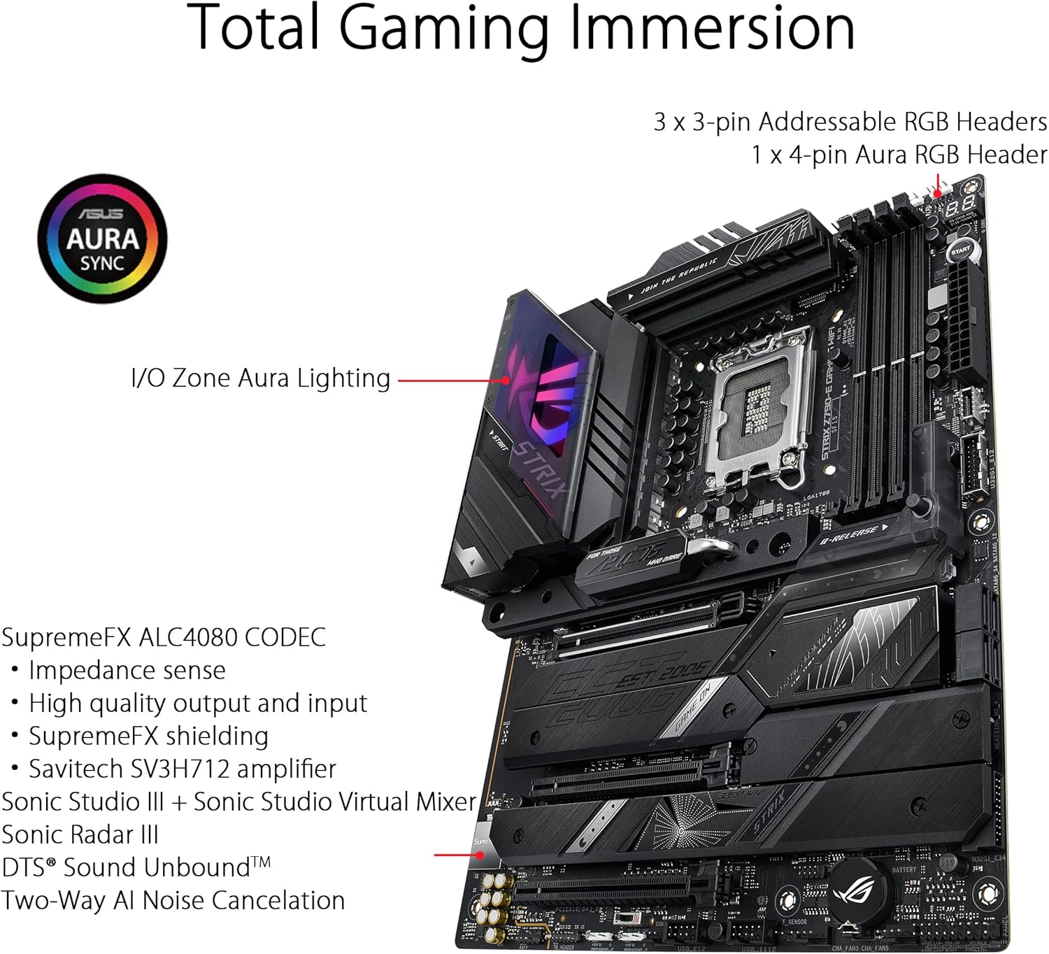 ASUS ROG STRIX Z790-E GAMING W - Intel Cpu Core I9 reseña y precio