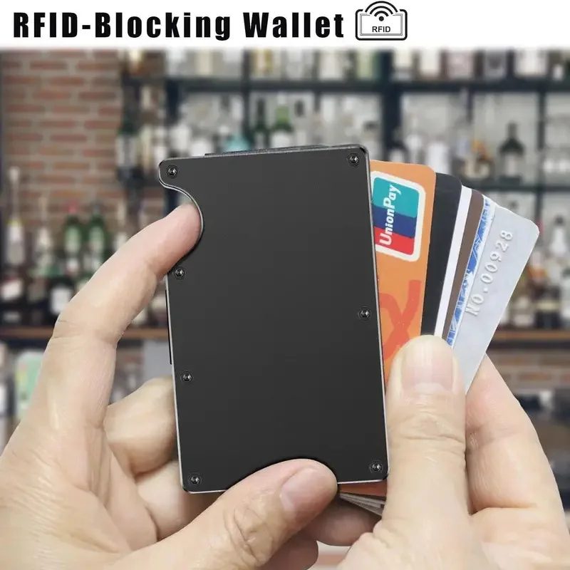 Tarjetero Delgado con Protecci - Aluminum Case 65 reseña y precio