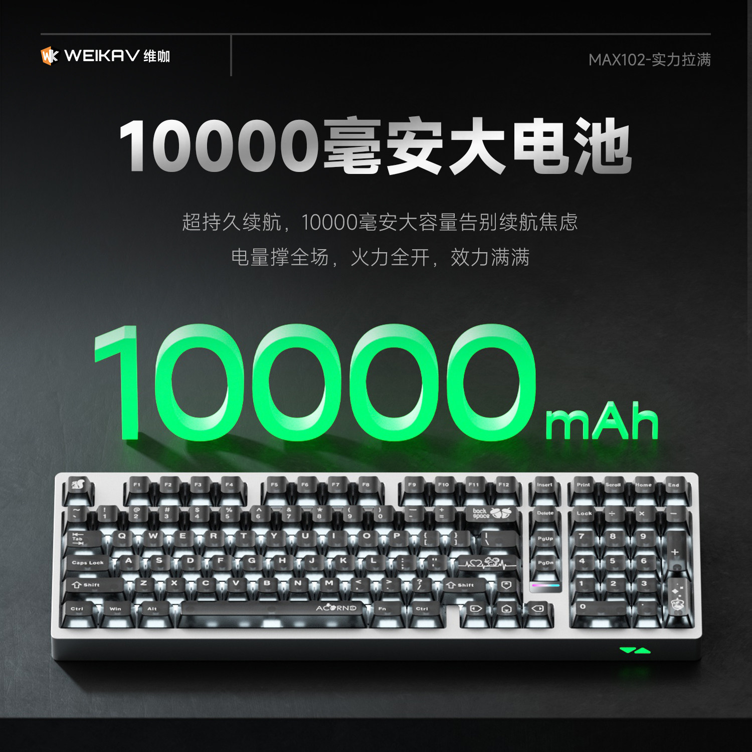 Teclado mecánico inalámbrico W - Gaming Keyboard Nearby reseña y precio