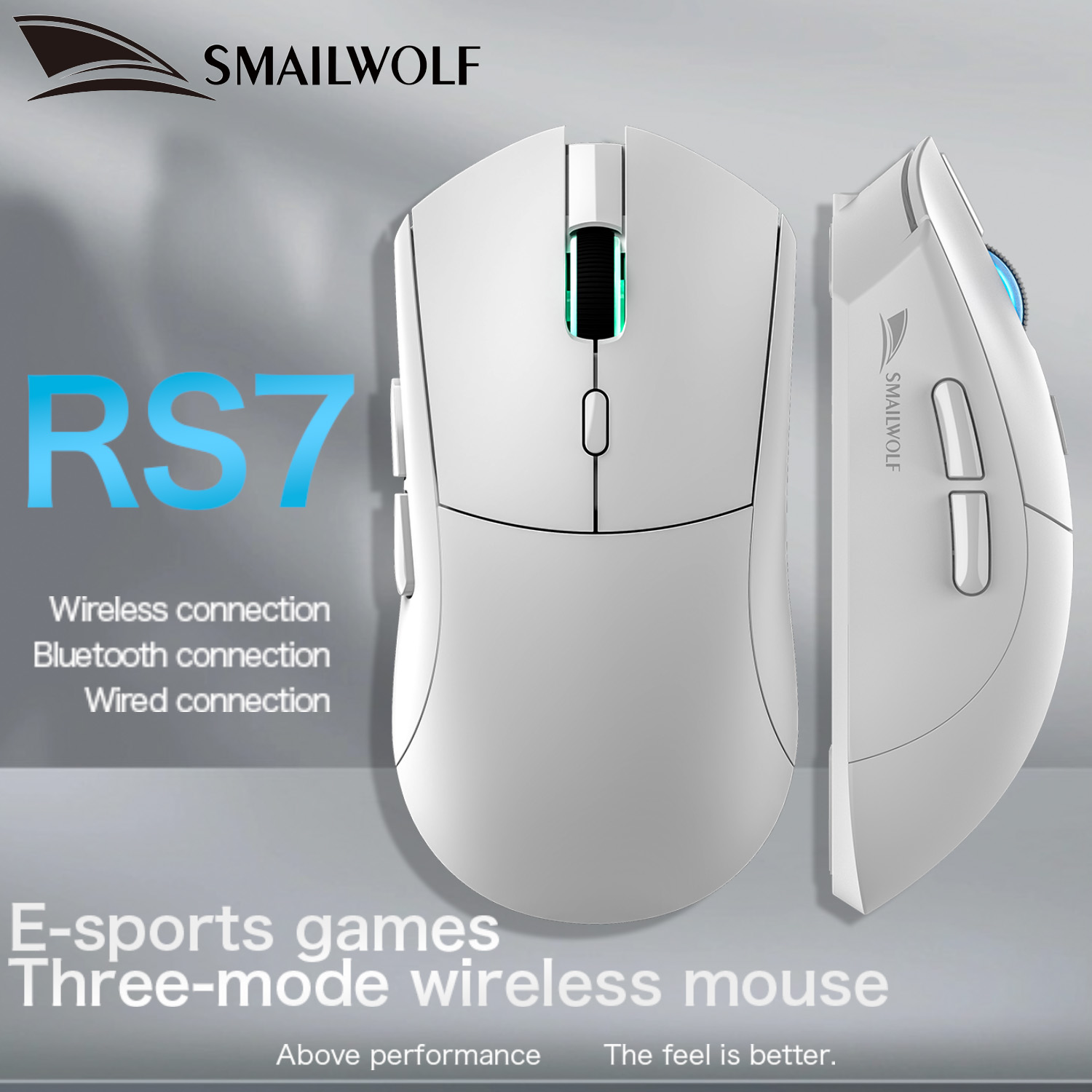 SMAILWOLF RS7 Bluetooth ratón  - Logitech Mouse G203 reseña y precio