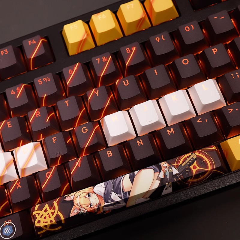 108 teclas/juego de teclas Loc - Gaming Keyboard Blue reseña y precio