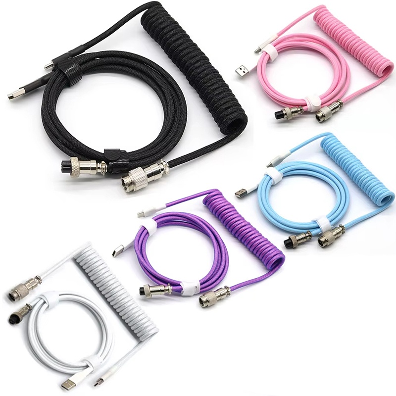 Cable en espiral para teclado  - Gaming Keyboard Type C reseña y precio