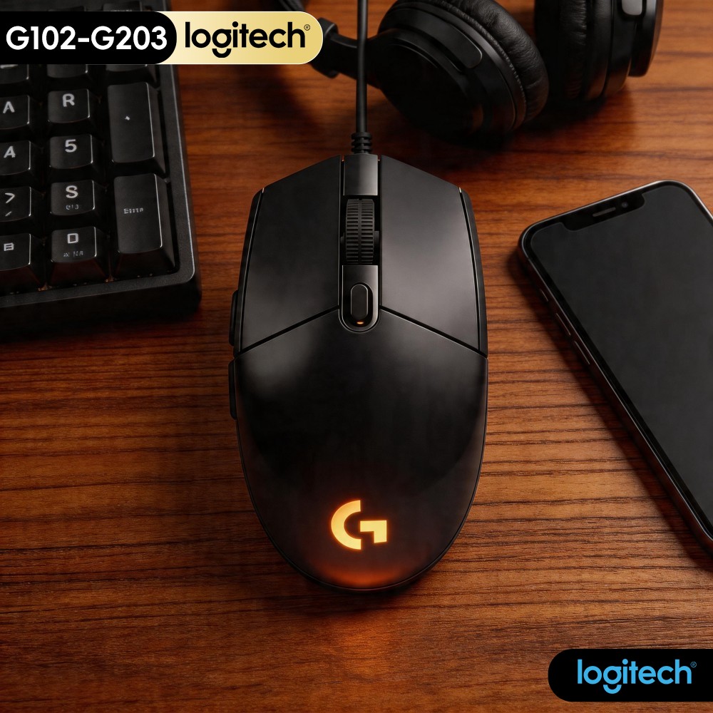 Ratón para Juegos Logitech G20 - Logitech Mouse G203 reseña y precio
