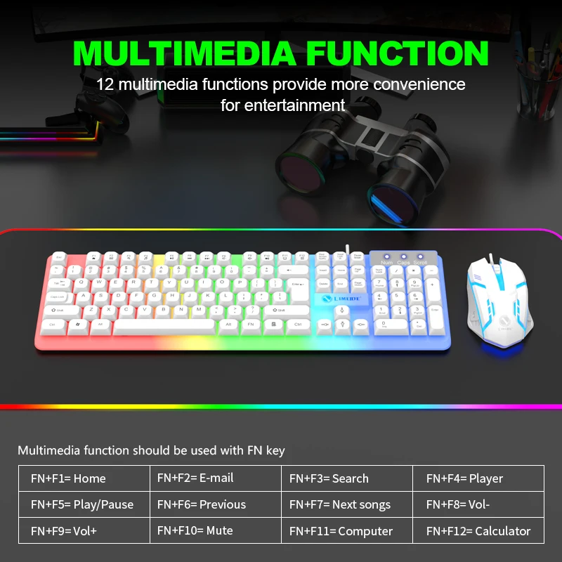 NG GTX350 Teclado para juegos  - Keyboard Mouse Bundle Gaming reseña y precio