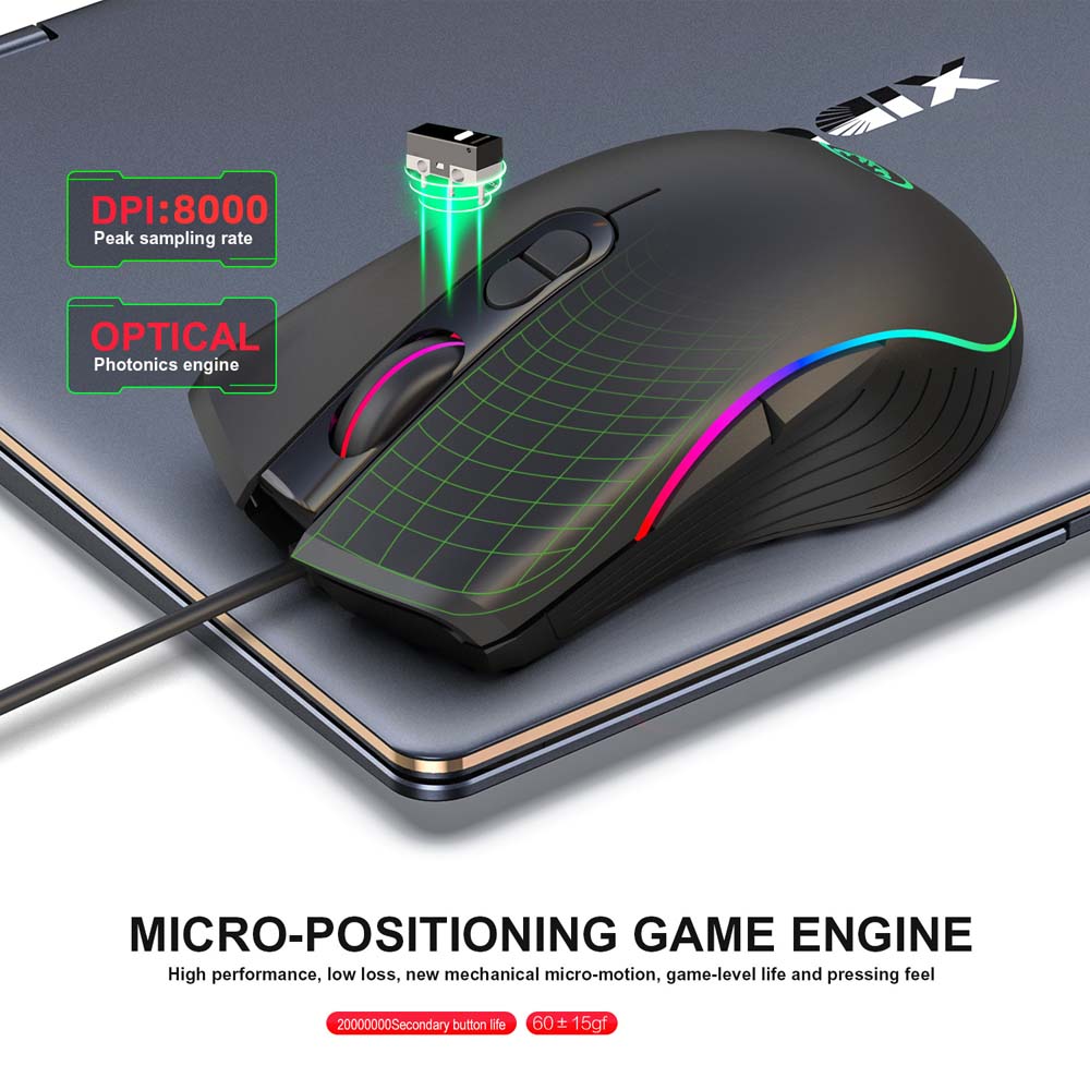 Combo de teclado y ratón para  - Gaming Keyboard Type C reseña y precio