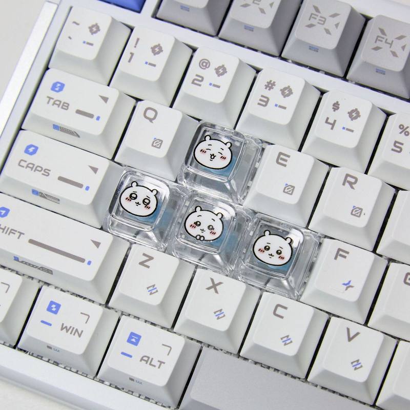 Chiikawa, 4 piezas de teclas p - Gaming Keyboard Nearby reseña y precio