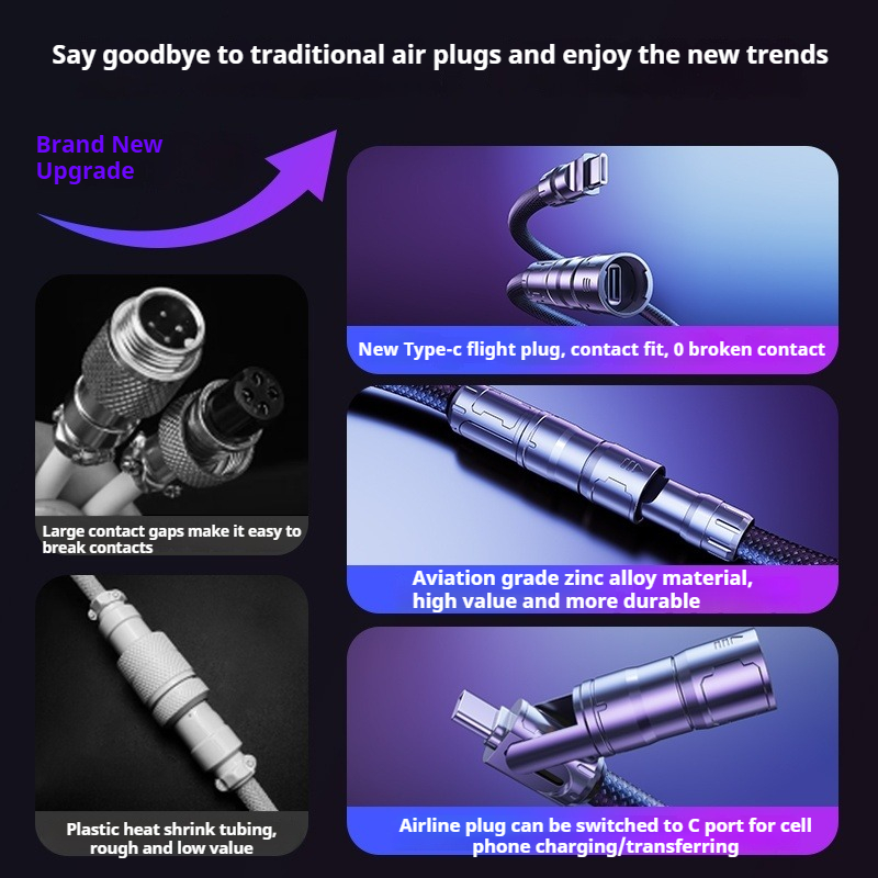 Cable de Teclado Enrollado Ear - Gaming Keyboard Type C reseña y precio