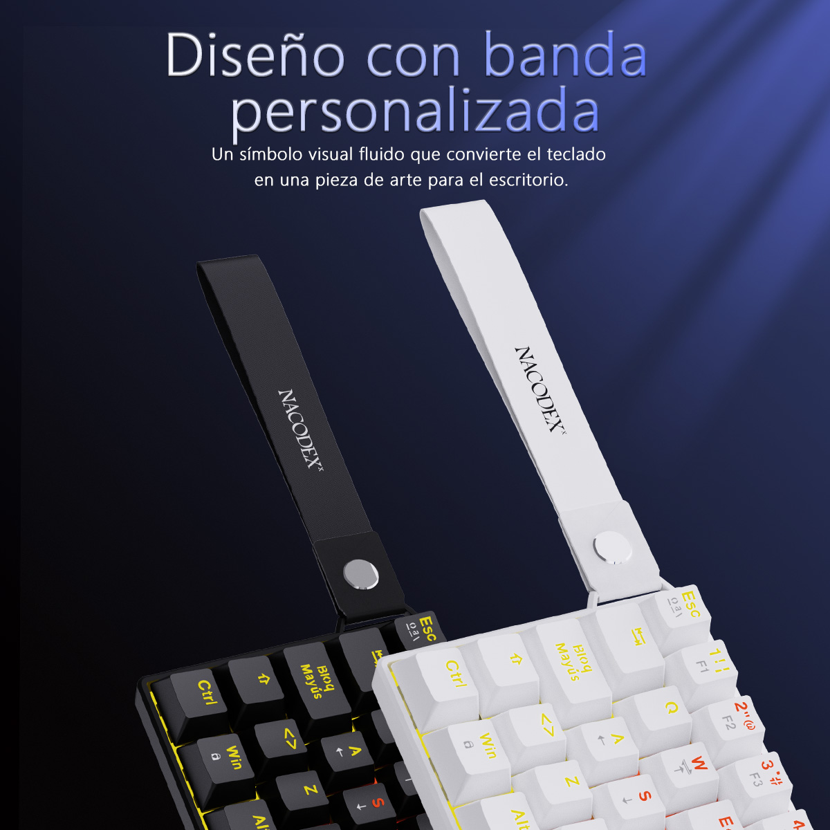 Teclado Mecánico para Juegos A - Gaming Keyboard Blue Switches reseña y precio