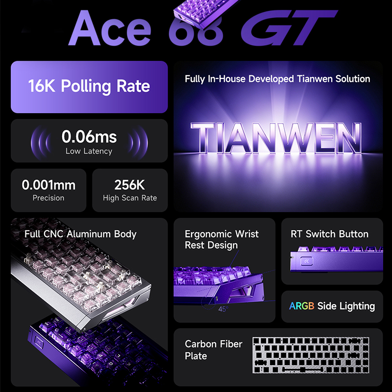 Teclado para Juegos MCHOSE Ace - Aluminum Case 65 reseña y precio