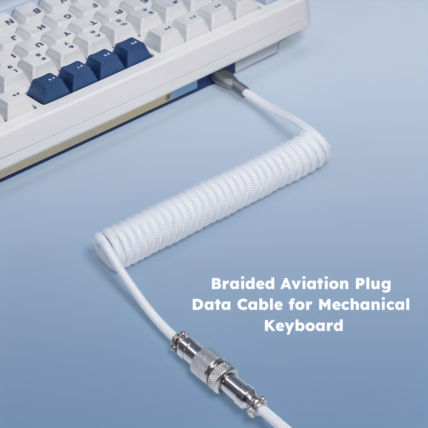 Cable en espiral para teclado  - Gaming Keyboard Type C reseña y precio