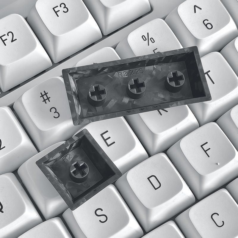 Teclas de fibra de carbono neg - Keyboard Gaming Black reseña y precio
