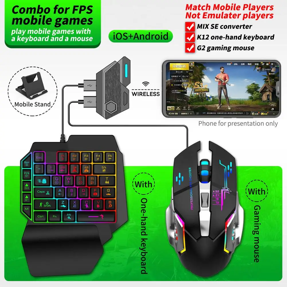Nuevo convertidor de juegos pa - Keyboard Mouse Bundle Gaming reseña y precio