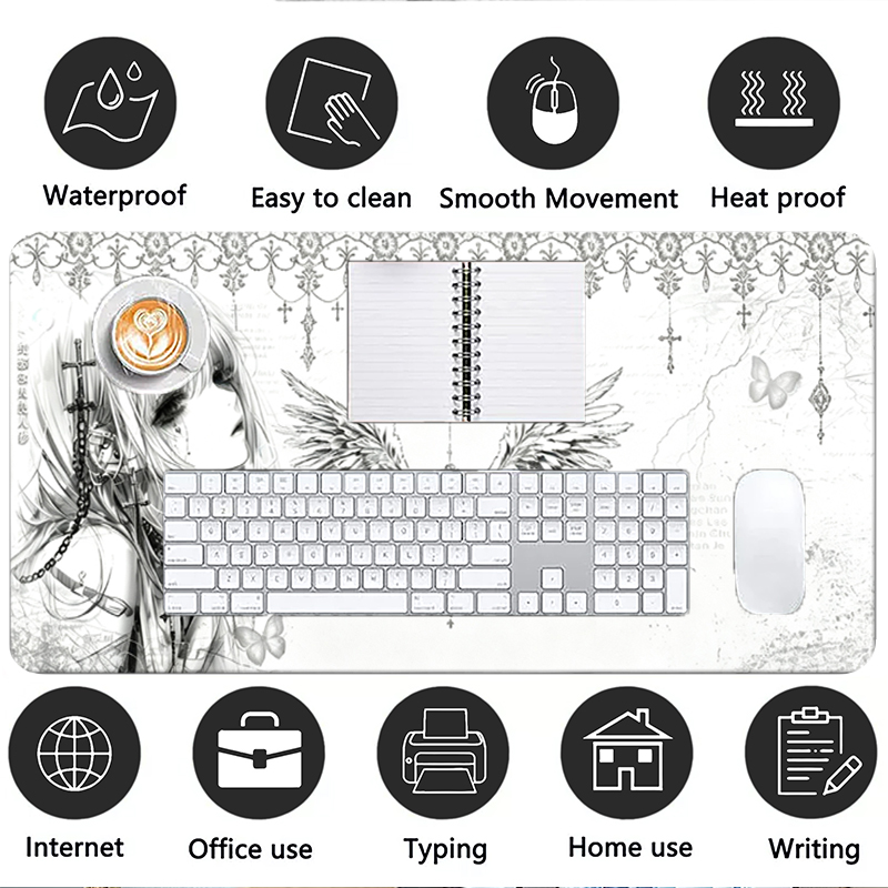 Alfombrilla de ratón de cuero, - Gaming Keyboard Nearby reseña y precio