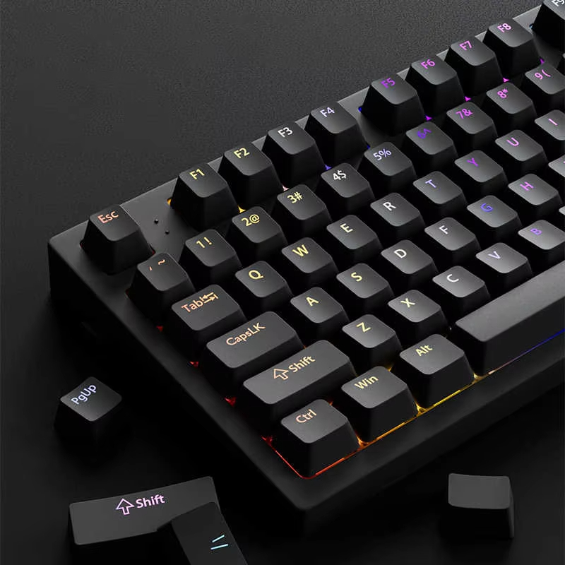 Más de 130 Teclas Negras Perso - Keyboard Gaming Black reseña y precio