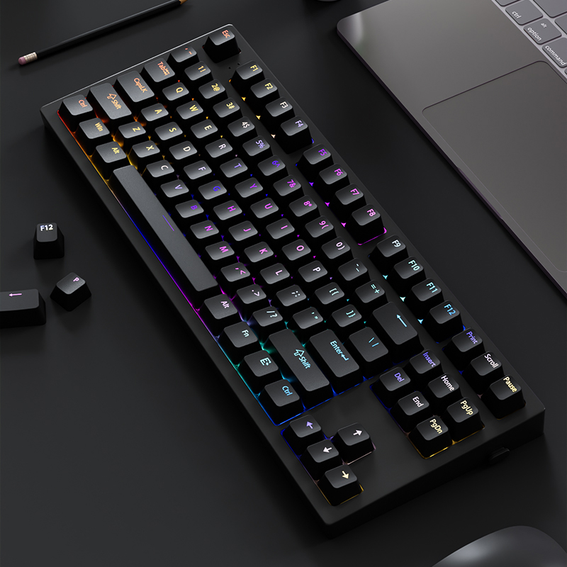 Más de 130 Teclas Negras Perso - Keyboard Gaming Black reseña y precio