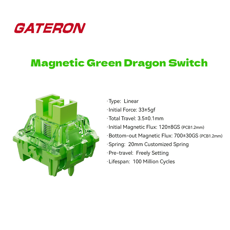 Interruptor Magnético GATERON  - Gaming Keyboard Hall Effect reseña y precio